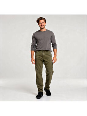 Carhartt Double Knee Work Pants Moss Green Relaxed Fit 30x30 Thrashed Grunge